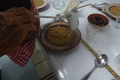 serving chickpeas