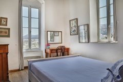 bedroom  No.4 with wooden chest of drawers - small desk (includes AC)
