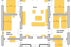 first floor plan of Psacharopoulos house