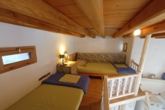 interior view of the loft of the Wine Press